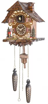 Кварцевые настенные часы с кукушкой Hut 20X16X24 CM