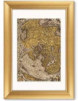 Диптих Noua et integra uniuersi orbis descriptio 51X71 / 51X71 CM