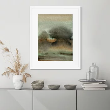 Постер в раме Storm waves 42X52 CM