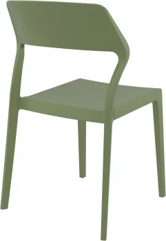 Стул пластиковый Snow 52X56X83 CM зелёный