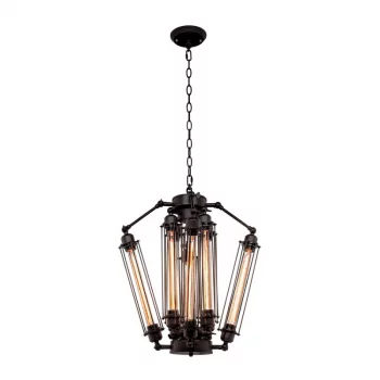 Подвесная люстра Loft Industrial Cage 52X52X109 CM