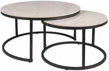 Комплект столиков Ferrante 80X80X42 / 60X60X38 CM