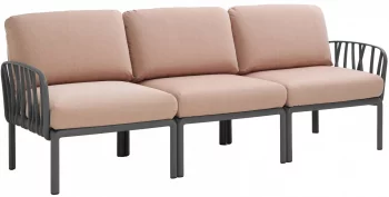Диван садовый с подушками Komodo 216X78X88 CM