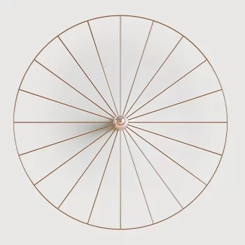 Настенный светильник Wheel золотой 90X25 CM