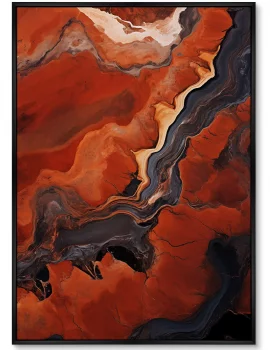 Постер на холсте Stone color Palettes and Shapes 75X105 CM