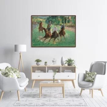 Постер At the Races 105X75 CM