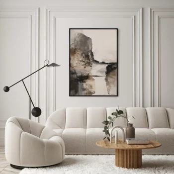 Репродукция картины на холсте The Cliff 75X105 CM