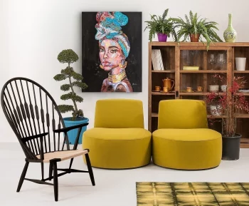 Картина акриловая Caribe 90X120 CM
