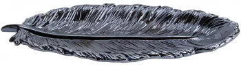 Декоративное блюдо Schaaltje Leaf Midnight 30X14 CM