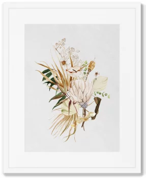 Тетраптих Floral set in pale shades No2 42X52 / 42X52 / 42X52 / 42X52 CM
