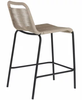 Полубарный стул Lambton 53X53X88 CM бежевого цвета