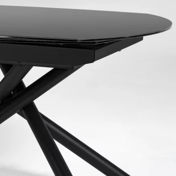 Раздвижной стол Yodalia 130-190X100X78 CM с стеклянной столешницей