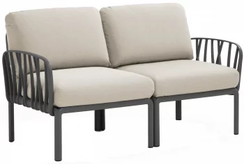 Диван садовый с подушками Komodo 144X78X88 CM
