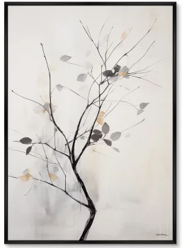Репродукция на холсте Branches in the autumn 75X105 CM