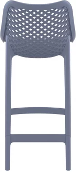 Стул пластиковый полубарный Air 44X51X95 CM серый