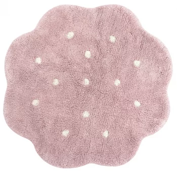Круглый хлопковый ковёр Biscuit Vintage Ø90 CM