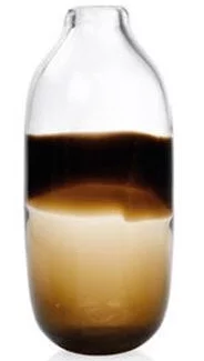 Ваза Twist Brown Glass 15X15X34 CM