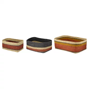 Набор корзинок 40X30X15 CM 33X22X14 CM 30X18X12 CM