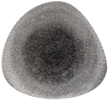 Тарелка треугольная Raku Quartz Black 28X20 CM