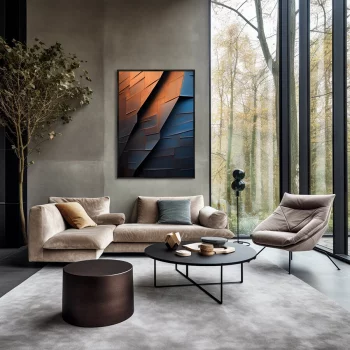 Постер на холсте Form light and shadow 75X105 CM