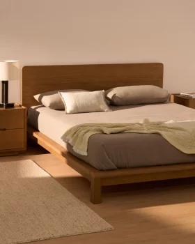 Коричневый пододеяльник из смеси льна Simmel 260X240X1 CM