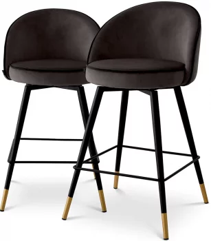 Комплект из двух полубарных стульев Cooper 50X50X93 / 50X50X93 CM