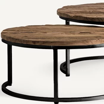 Набор журнальных столиков Akron 90X90X42 / 70X70X33 CM