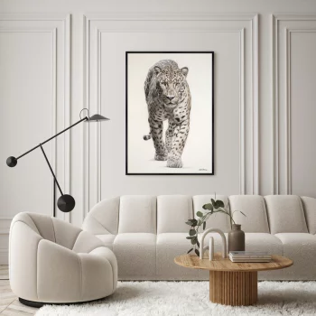 Постер на холсте Leopards 75X105 CM
