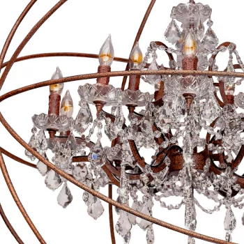 Подвесная люстра Foucaults Orb Crystal 95X95X120 CM
