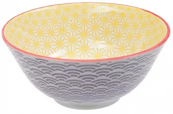 Чаша Tayo Bowl Star/Wave 15X7 CM желто пурпурная