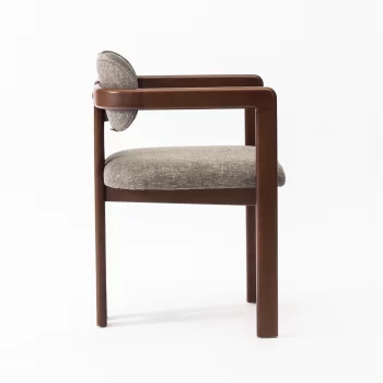 Стул Виго коричнево-серая ткань бук 55X54X79 CM