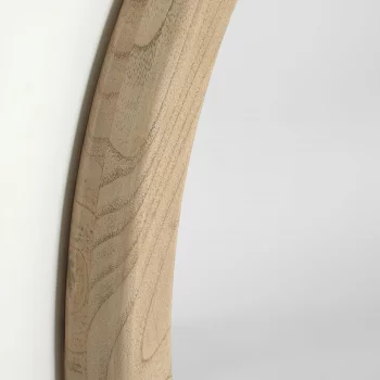 Зеркало в раме из массива минди Alum Ø50 CM