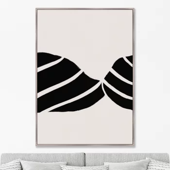 Репродукция на холсте Curtain silhouette 75X105 CM