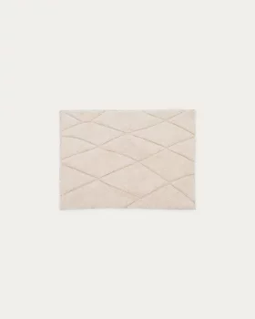 Хлопковый коврик для ванной Nyana белый 50X70 CM