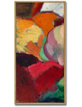Репродукция картиныиз 3-х частей Naked woman posing sensually 52X105 / 52X105 / 52X105 CM