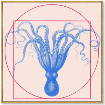 Постер на холсте Cycle of life 105X105 CM