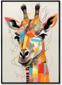 Набор из двух постеров на холсте Giraffes 75X105 / 75X105 CM