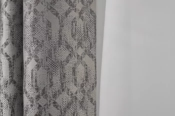 Портьера HOUSTON110 серая 260X275 CM