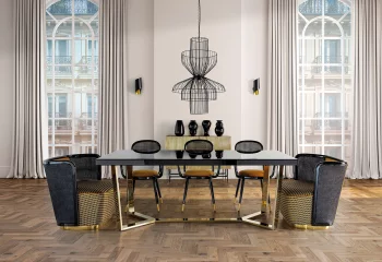 Подвесной светильник Sealza черный 60X80 CM