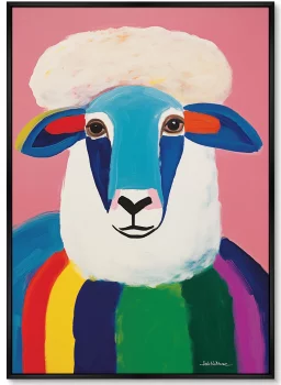 Постер на холсте Sheep couple 75X105 CM