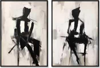Набор из двух постеров на холсте Those Two 75X105 / 75X105 CM