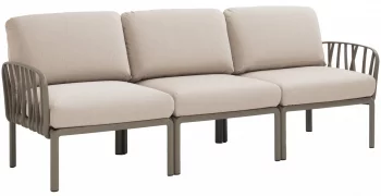 Диван садовый с подушками Komodo 216X78X88 CM