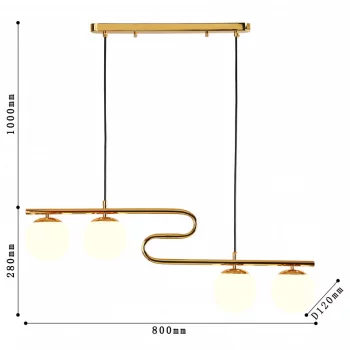Подвесной светильник Collana 80X12X60 CM