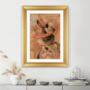Постер Woman's Head with Red Hat 61X81 CM