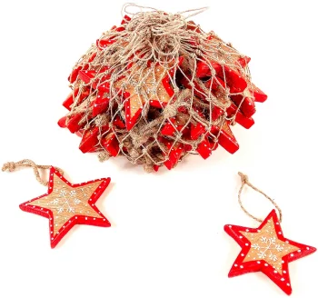 Украшения подвесные Christmas Stars 30 шт