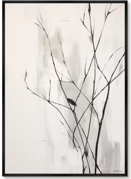 Набор из двух репродукций на холсте Branches in the autumn 75X105 / 75X105 CM