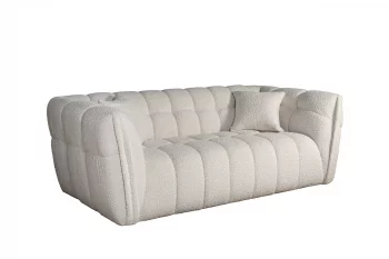 Двухместный диван Prato букле белый 204X106X74 CM