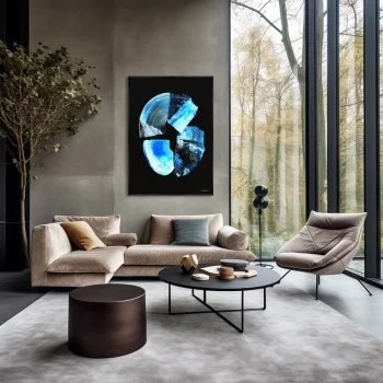 Репродукция картины на холсте The Frozen Glow of the Sculptor Constellation 75X105 CM