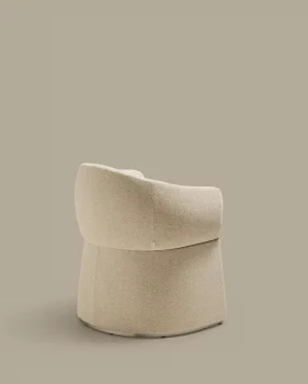 Стул Bosca из бежевой шенилловой ткани 67X56X76 CM