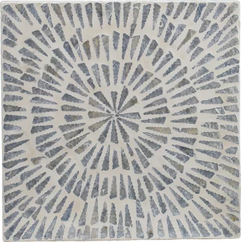 Столик украшенный раковинами устриц Gaby 35X35X45 CM